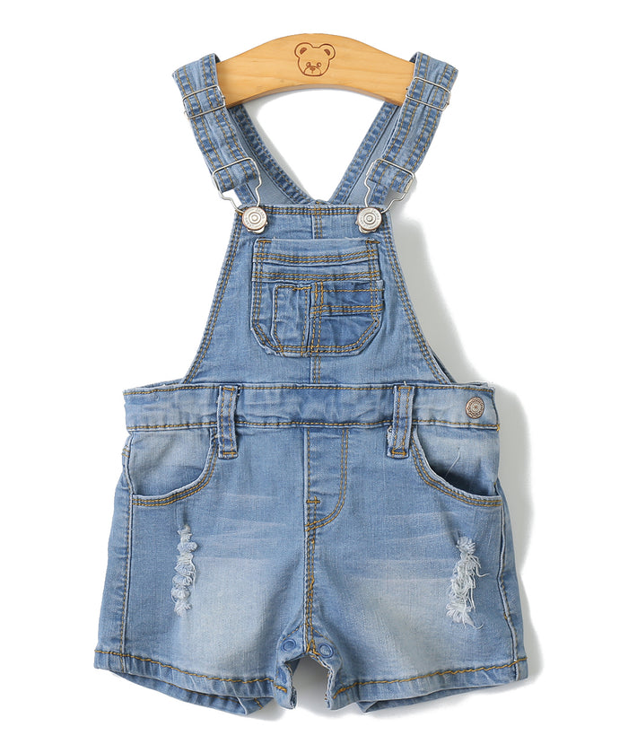 Baby Boy Girl Jean Shortalls, Toddler Denim Cute Summer Shortalls
