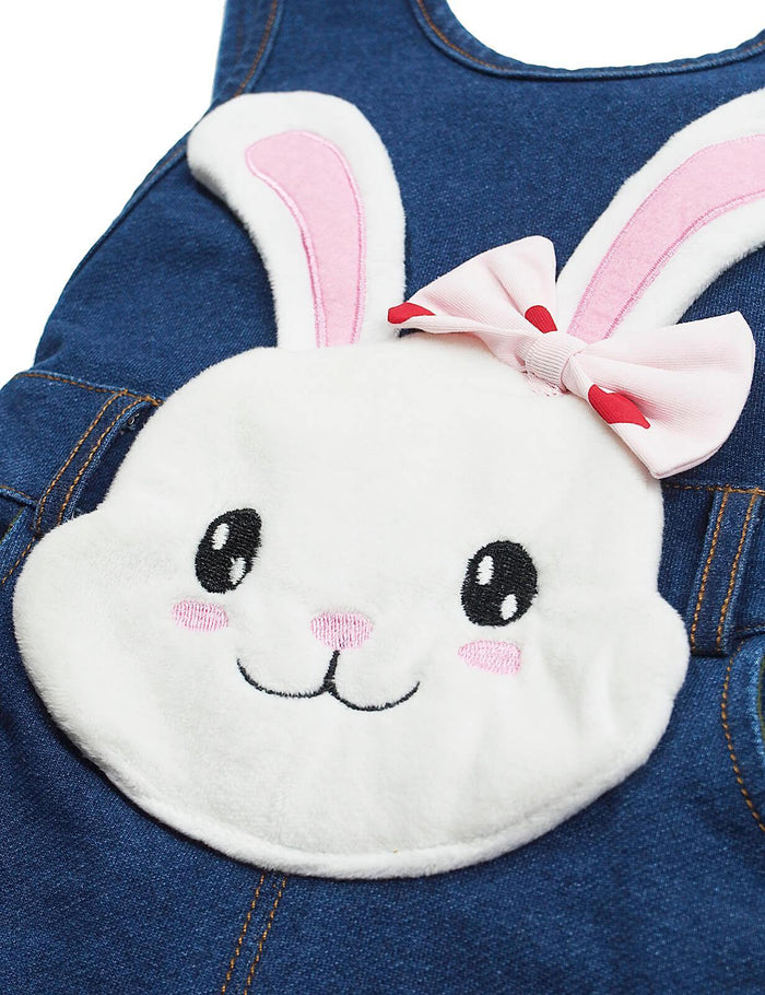 Baby Cotton 3D Cartoon Knitted Jeans Overalls - Kidscool Space