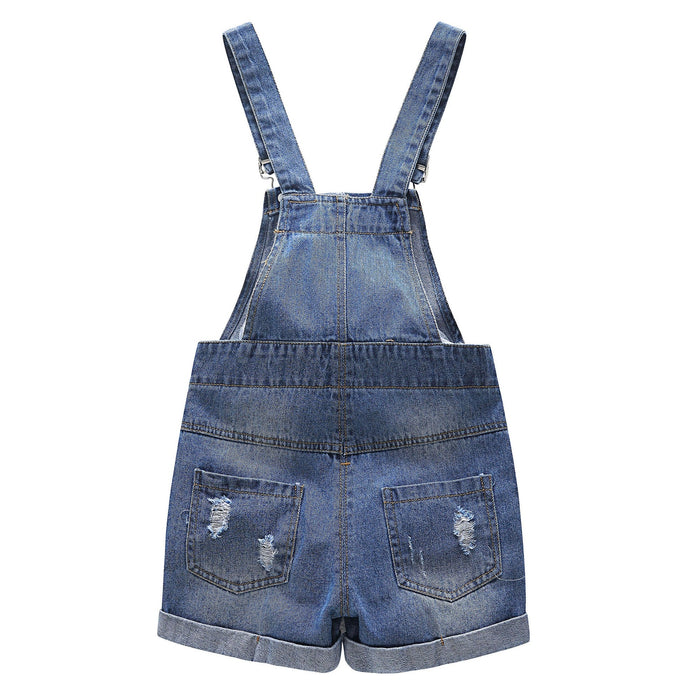 Baby & Toddler Ripped Style Denim Shortalls