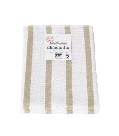 NOW Designs Sandstone Basketweave Dishcloth at Culinary Apple