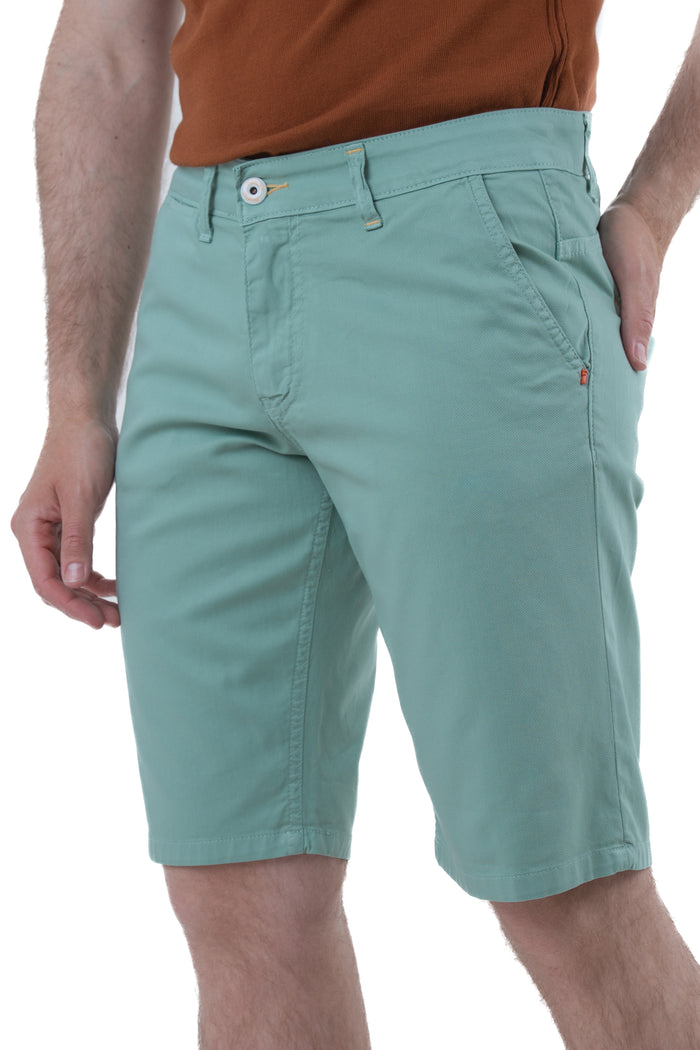 Bermuda in cotone slim Cristian Maldive SS25