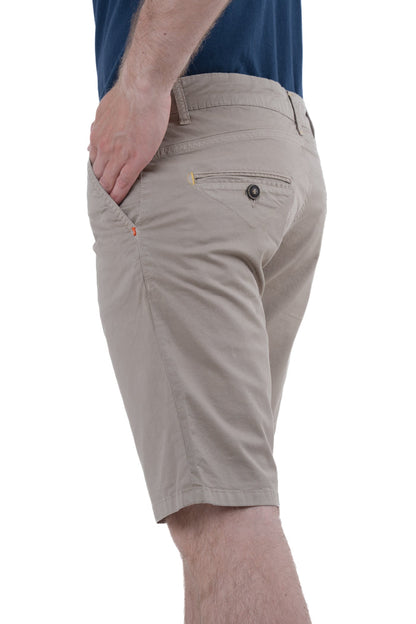 Bermuda in cotone slim Cristian Raso beige SS26
