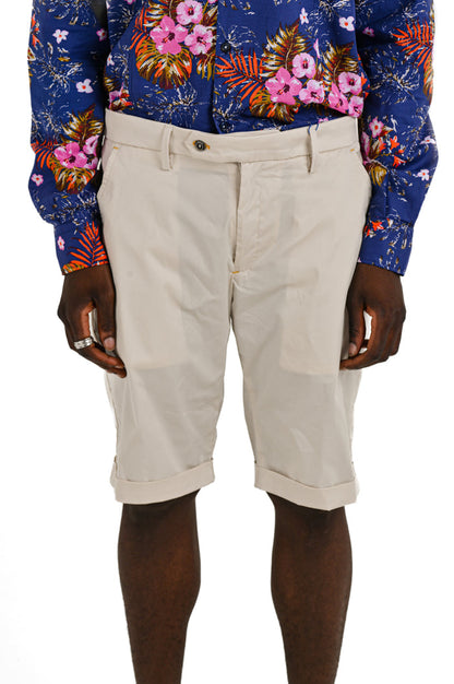 Bermuda in cotone slim Point Ciondolo SS25