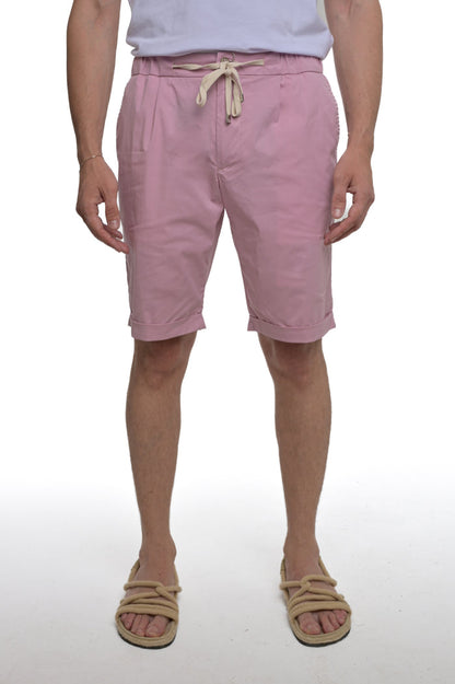 Bermuda in cotone slim Split Ciondolo SS25