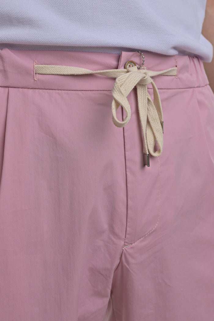 Bermuda in cotone slim Split Ciondolo SS25