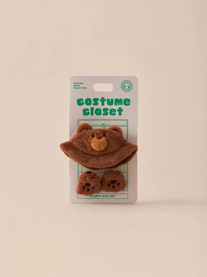 BT21 - BABY FLUFFY COSTUME CLOSET BUCKET HAT SET - COKODIVE