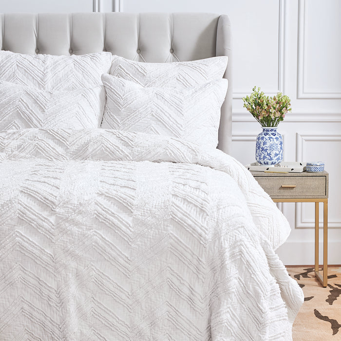 A Candlewick Dove Euro Sham.