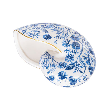 A Chinoiserie Nautilus Shell Figure.