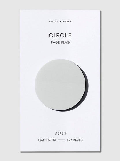 Cloth & Paper - Circle Page Flag | Aspen