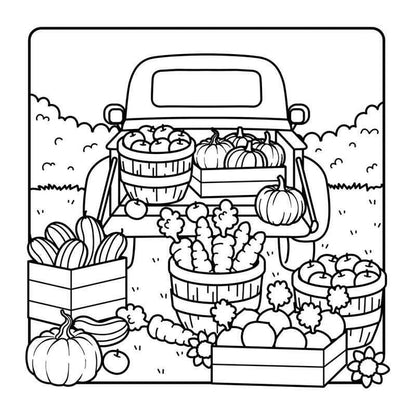 Comfy Fall Coloring Book by