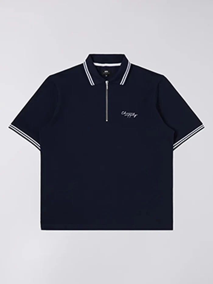Edwin - Affect Polo - Maritime Blue-Chemises-I031847_0DM_67