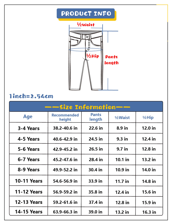 Girls Butterfly Grass Embroidered Slim Jeans Floral Pants
