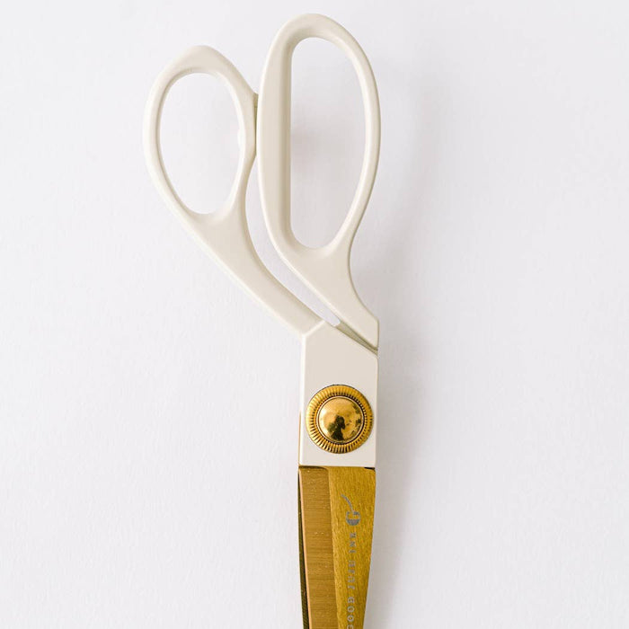 Good Juju Ink - Ivory and Gold Heirloom Scissors with Case -  Dusk Blue