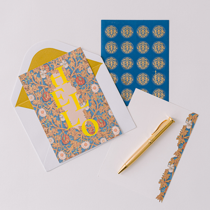 Good Juju Ink Blue Illumination Luxury Stationery Set
