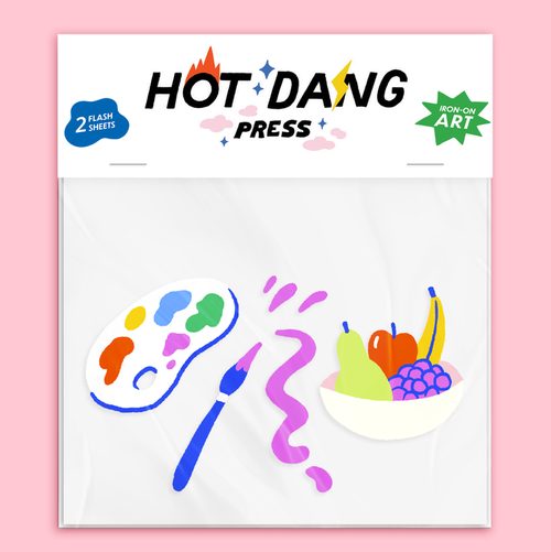 Hot Dang Press - Still Life Buddies Iron On