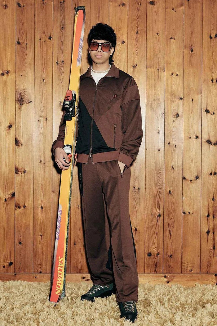 House Of Sunny - Another Day Tracksuit Pants - Chocolate-Jupes et Pantalons-1972