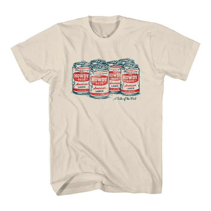 Howdy Six Pack Tee (Cream)