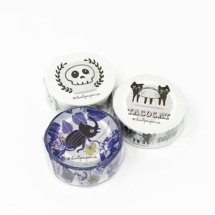 ILOOTPAPERIE - Beetles Garden Floral Washi Tape