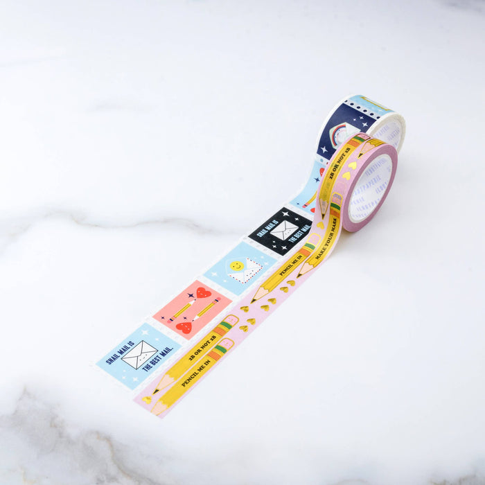ILOOTPAPERIE - Snail Mail Party STAMPS Washi Tape