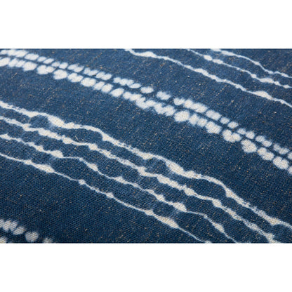 Indigo / Ivory Pouf