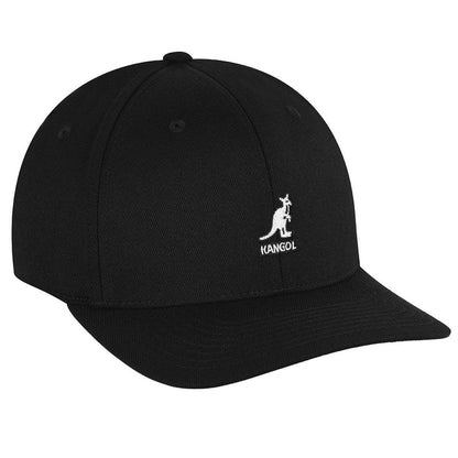 Kangol - Wool Flexfit Baseball - Black-Accessoires-8650BC