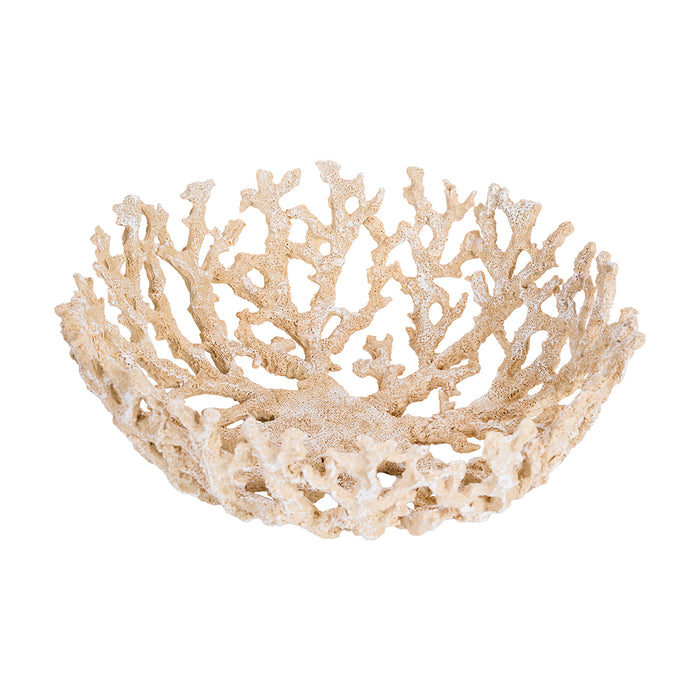 A Large Coral Bowl.