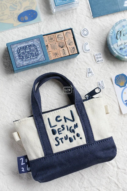 LCN Mini tote stationery set : Ocean