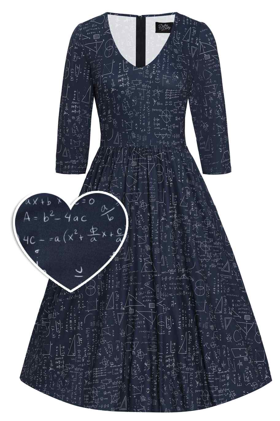 Billie Long Sleeved Maths Dress