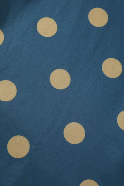 Maria Blue Circle Dress With Polka Dots
