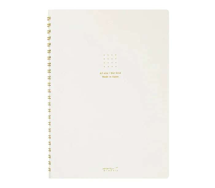 Midori Spiral Color Dot Grid Notebook