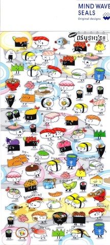 Mind Wave Seals Sticker Sheets