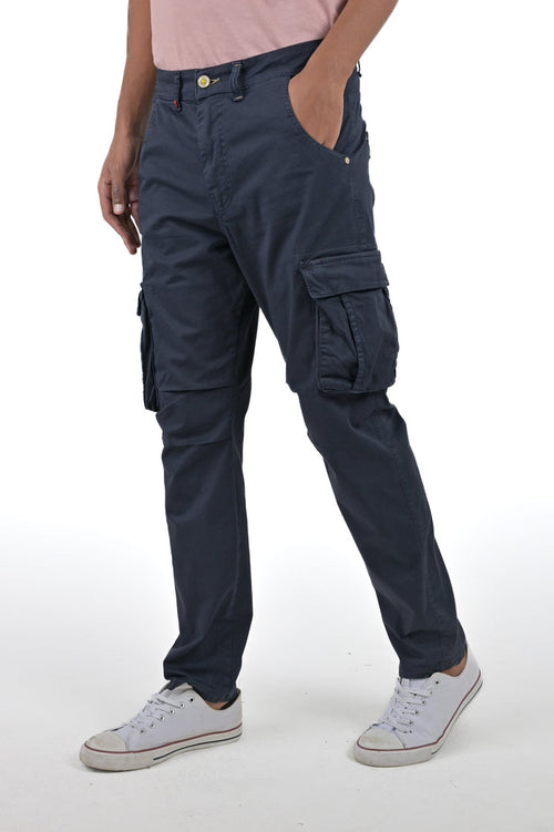 Pantaloni in cotone regular Marktas blu SS26