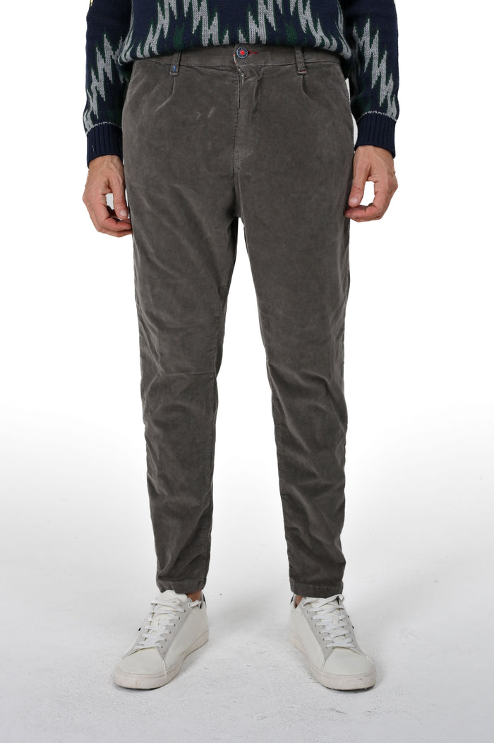 Pantaloni in Velluto carrot New Private FW26