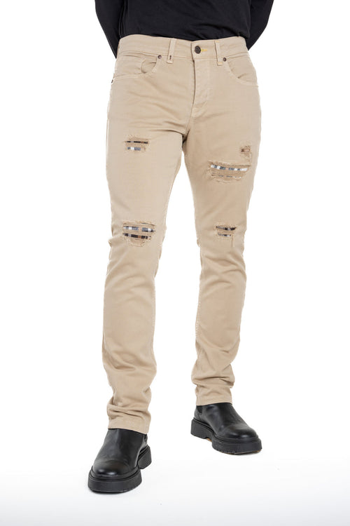 Pantaloni Slim New London Bull Beige FW26