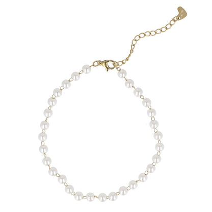 Pearl Anklet (Gold Plated)