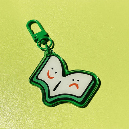 Pencil and Post - 'My Journal Has Feelings Too' Acrylic Keychain