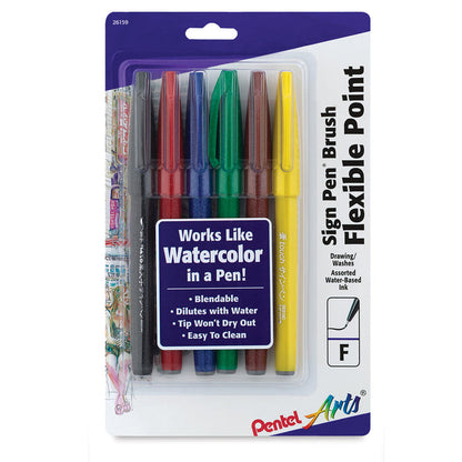 Pentel - Sign Brush Pen Sets