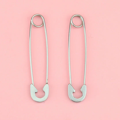 Pin it to Win it Safety Pin Earrings