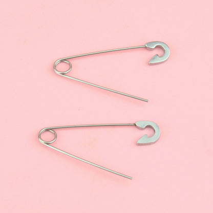 Pin it to Win it Safety Pin Earrings