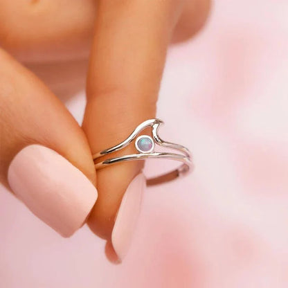 PURA VIDA OPAL WAVE RING - Cottage Toys - Peterborough - Ontario - Canada