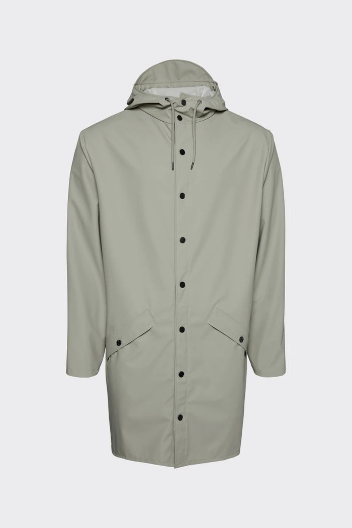 Rains - Long Jacket - Cement-Vestes et Manteaux-12020