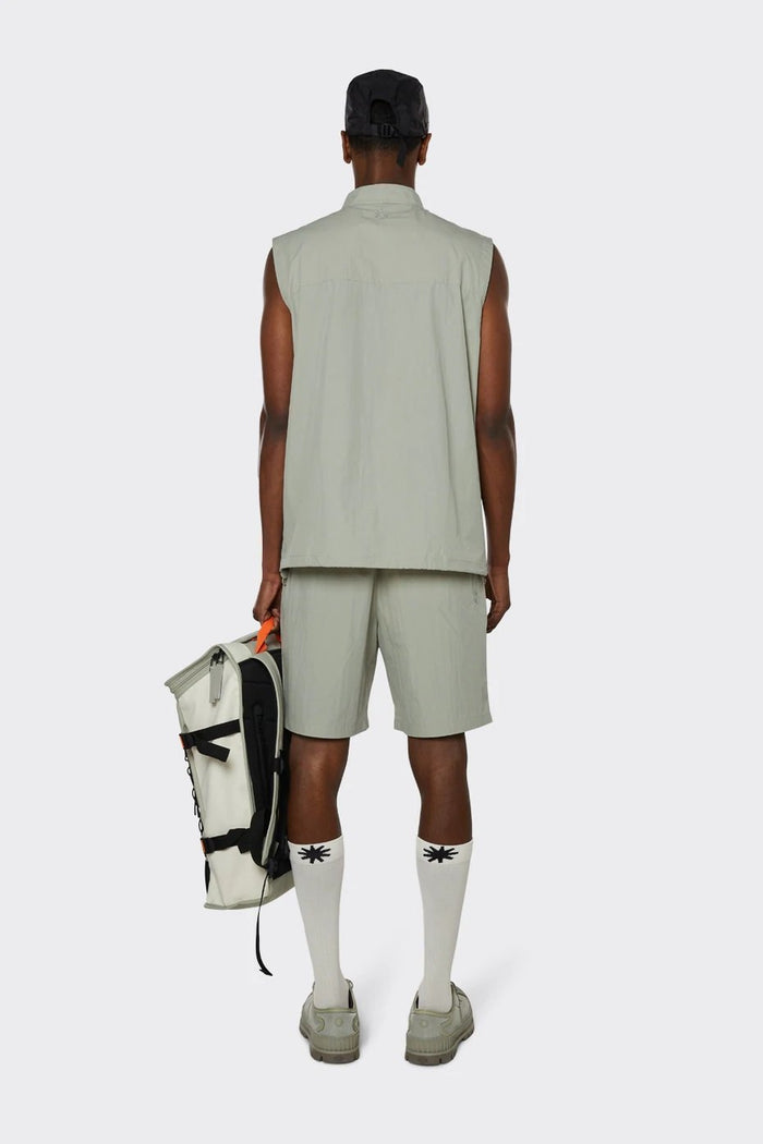 Rains - Woven Vest - Cement-Vestes et Manteaux-18670