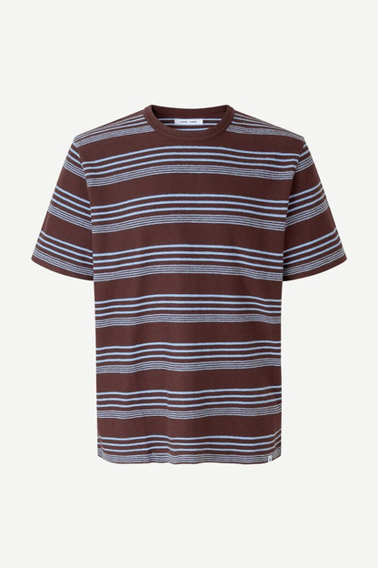 Samsoe Samsoe - Katlego T-shirt St. 11600 - Brown Stone St.-T-shirts-M21100024
