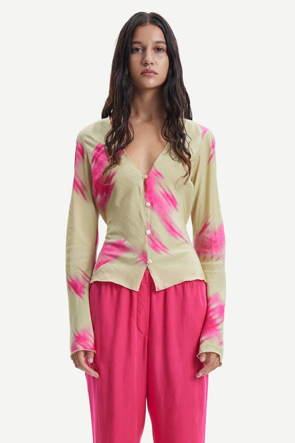 Samsoe Samsoe Femme - Emmie Blouse 14638 - Tie Sage-Tops-F23100153