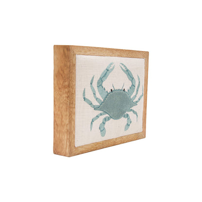 A Sea Glass Crab Wall Art.
