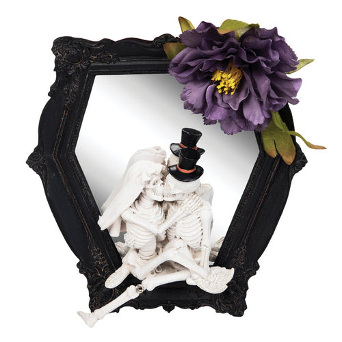 A Skeleton Couple Framed Wall Decor.