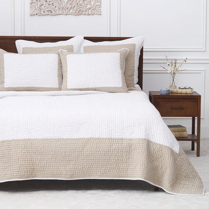 A Tamia Natural Euro Sham.