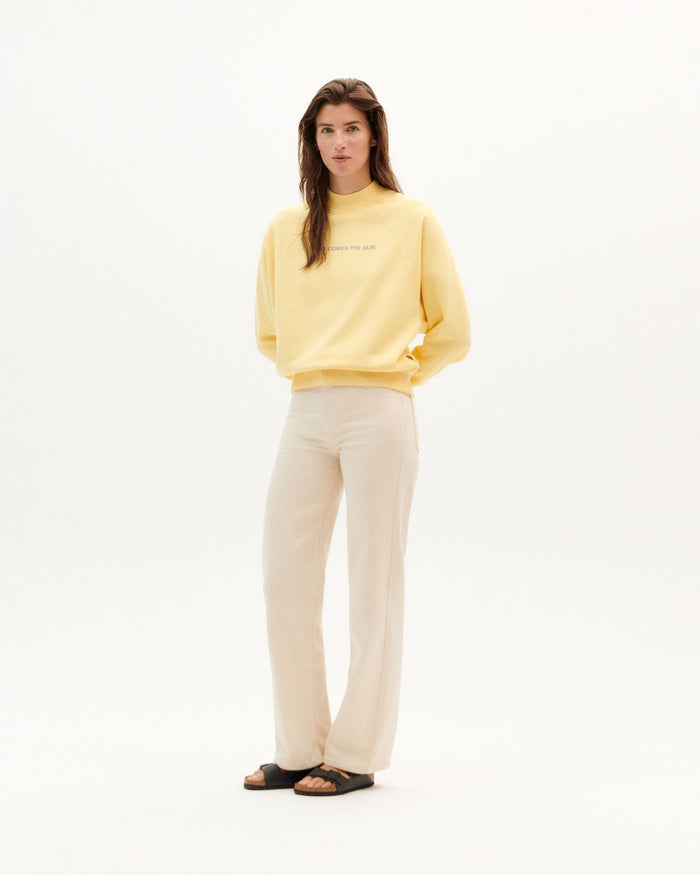 Thinking Mu - Eco-Friendly - Theresa Pants - Ivoire-Jupes et Pantalons-WPT00139