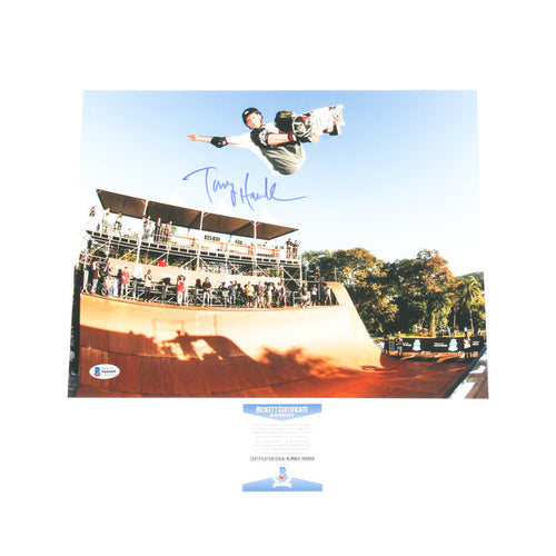 Tony Hawk Signed 11x14 Photo Beckett