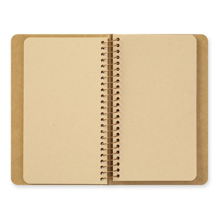 TRAVELER'S Company Blank DW Kraft Paper Spiral Ring Notebook